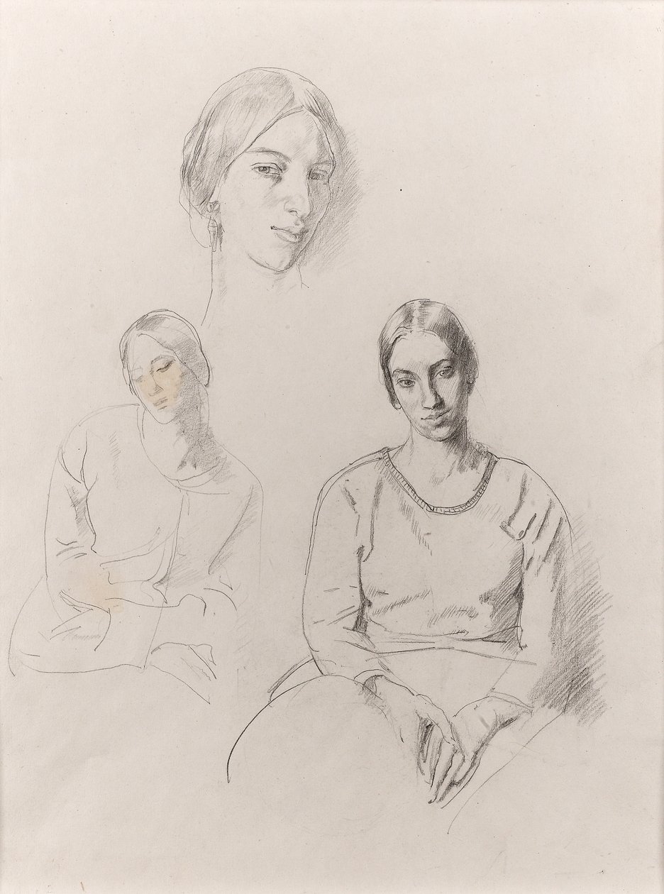 Selbstporträt von Winifred Knights