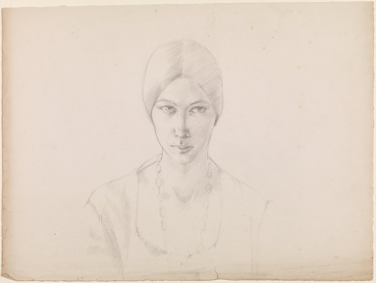 Selbstporträt von Winifred Knights