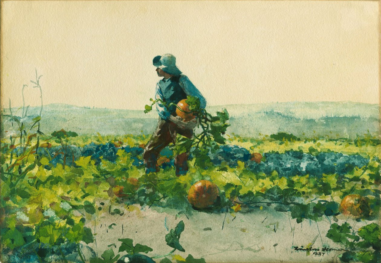 Um ein Bauernjunge zu sein von Winslow Homer