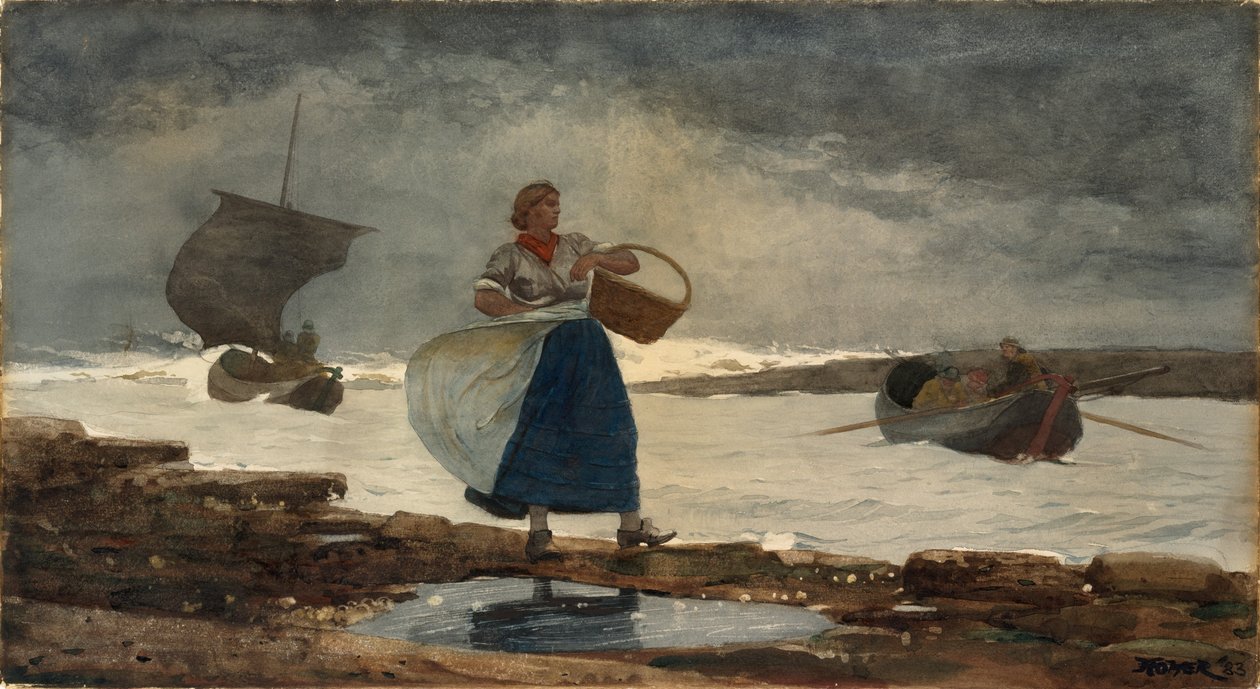 Innerhalb der Bar von Winslow Homer