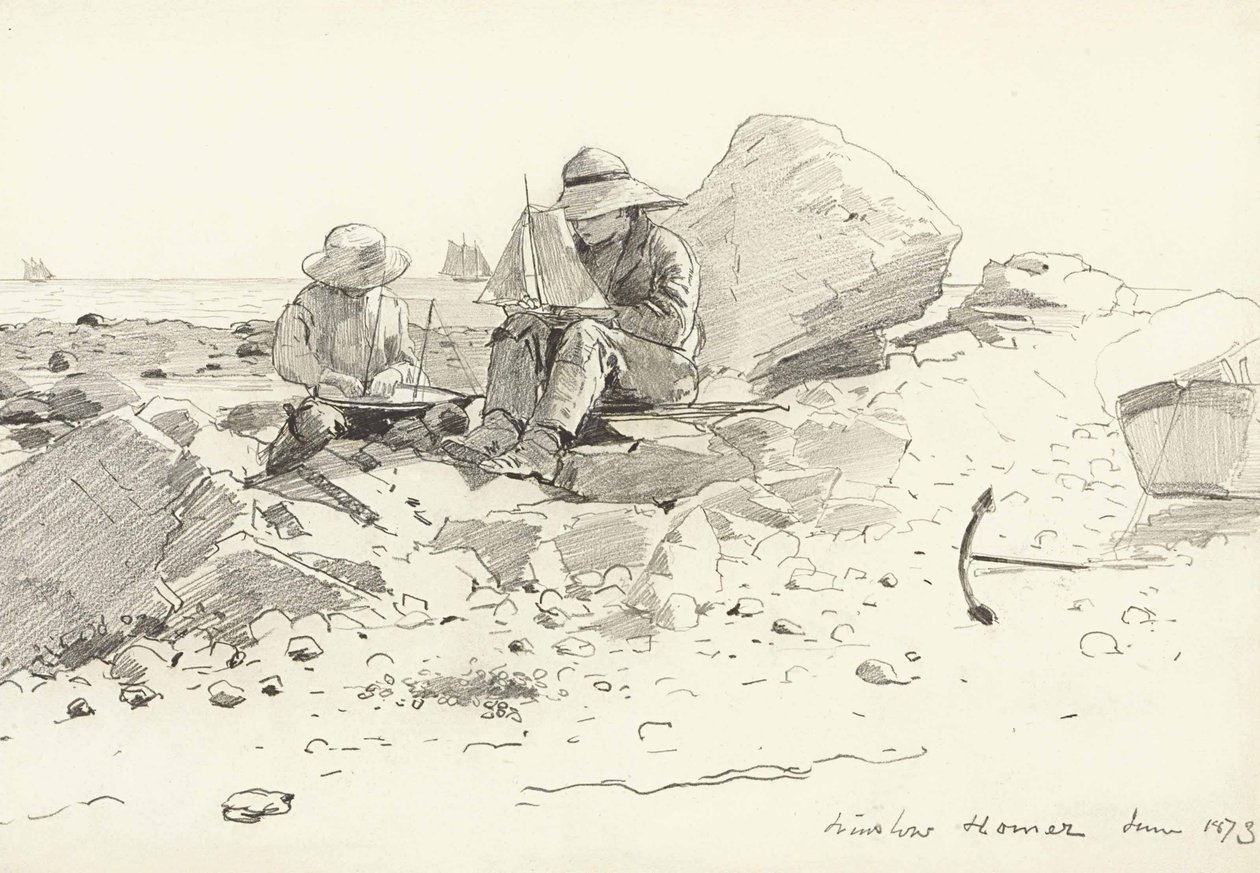 Die Bootsbauer von Winslow Homer