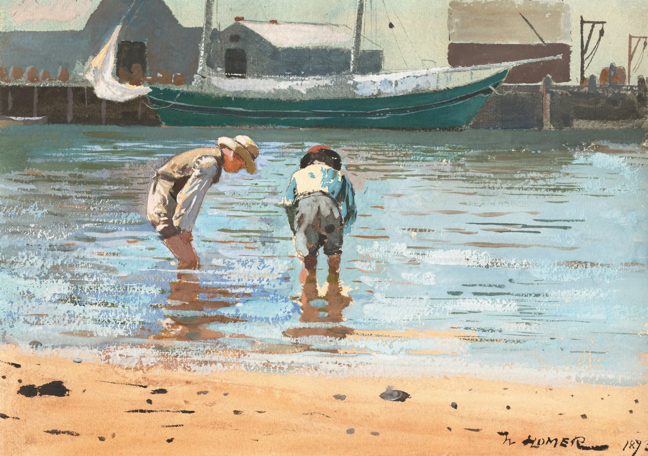 Jungen waten von Winslow Homer