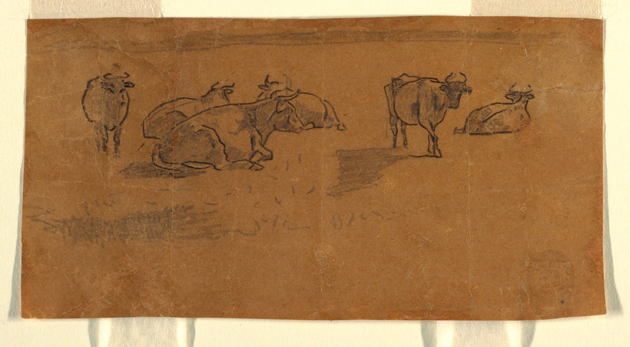 Kühe auf einer Weide, ca. 1872 von Winslow Homer