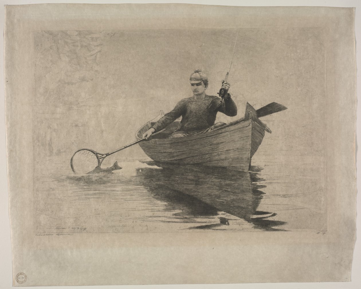 Fliegenfischen von Winslow Homer