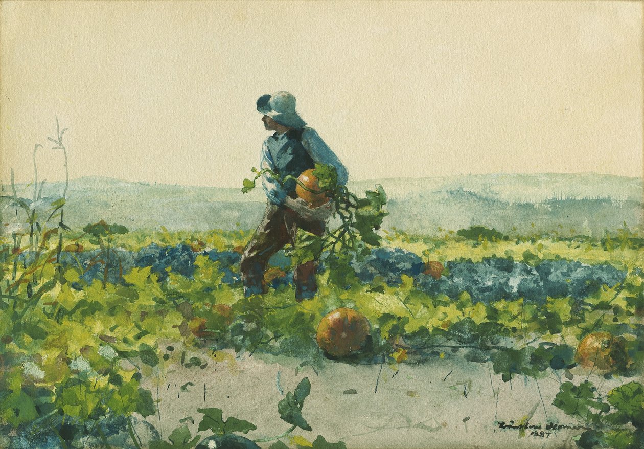 Um ein Bauernjunge zu sein von Winslow Homer