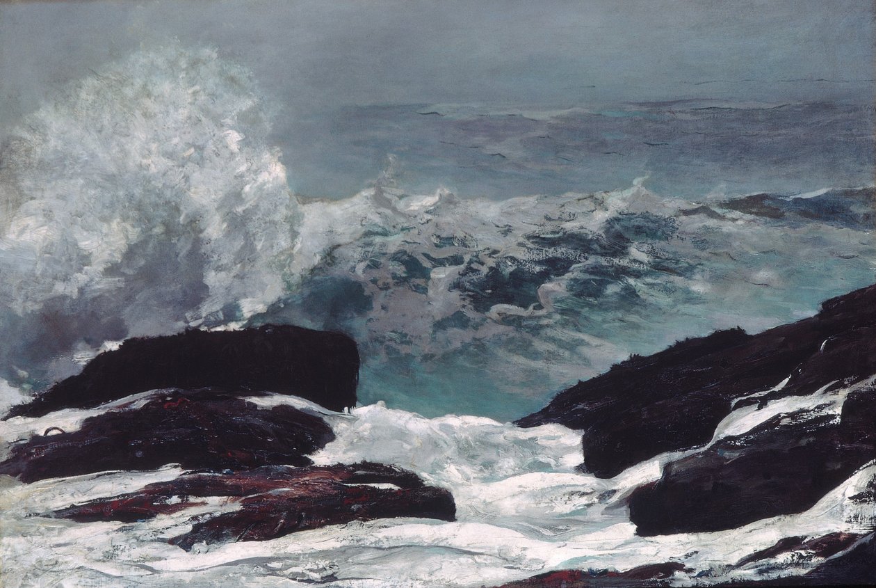 Küste von Maine von Winslow Homer