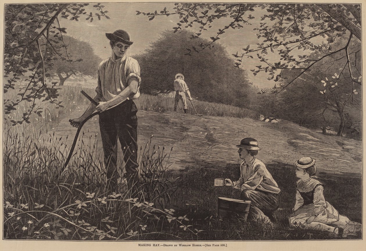 Heu machen von Winslow Homer