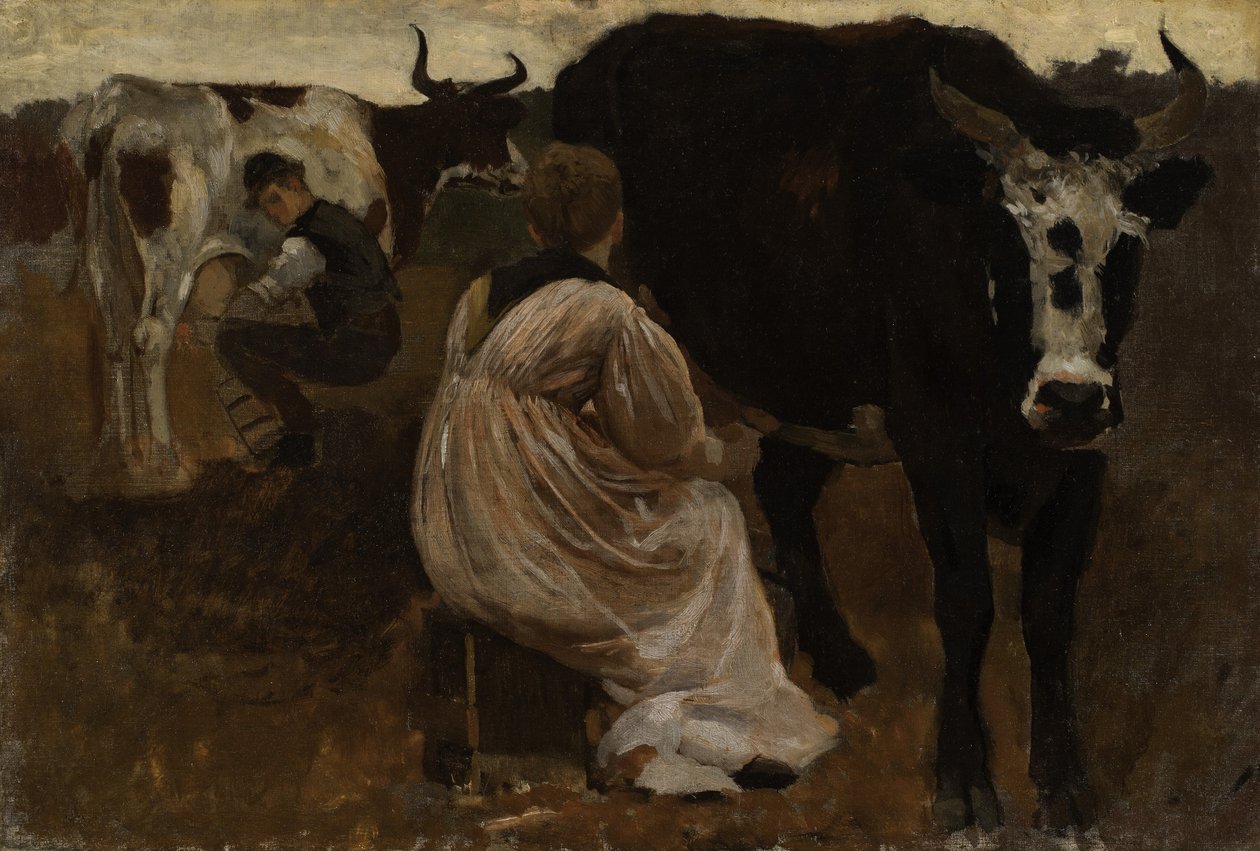 Melken von Winslow Homer