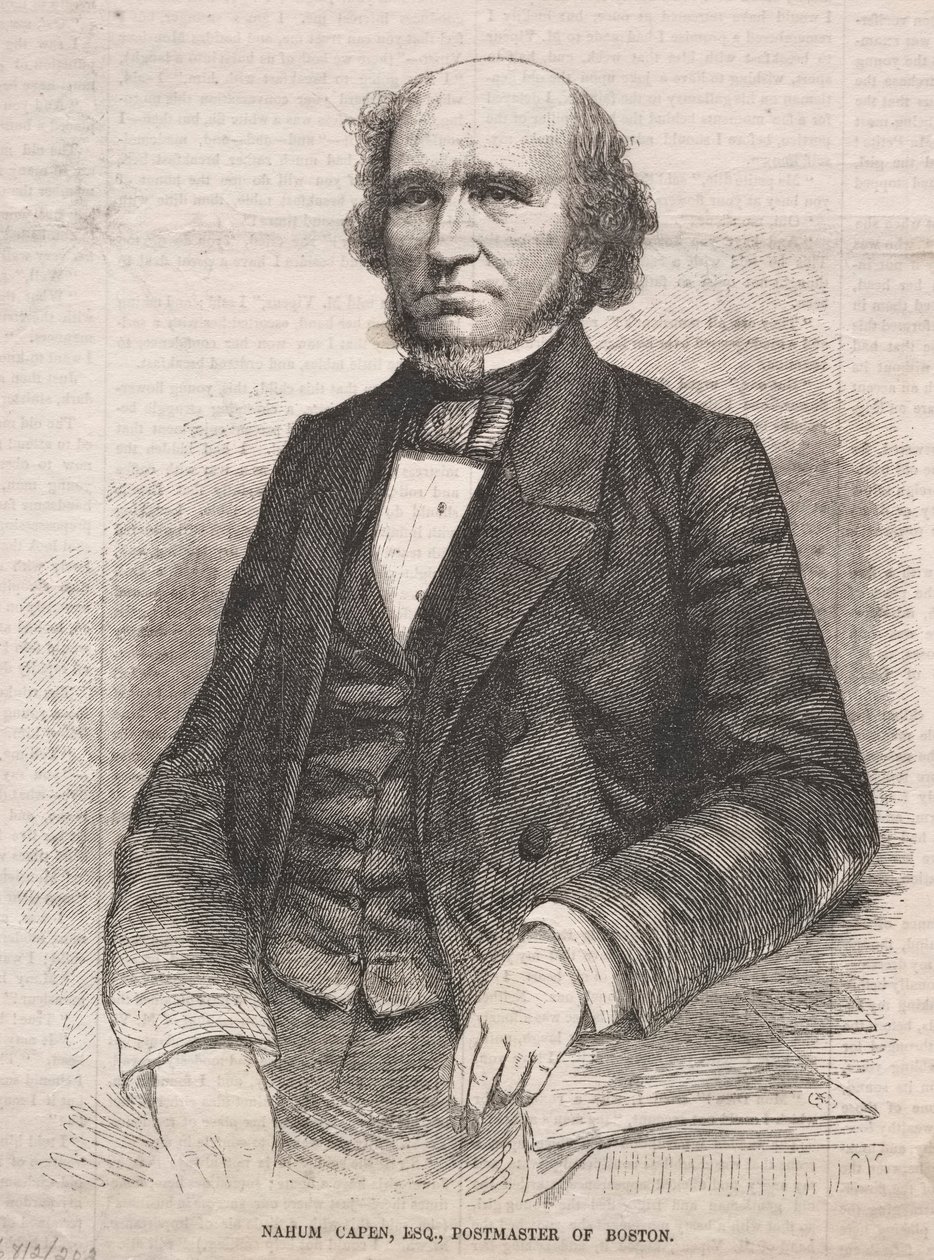 Nahum Capen, Esq., Postmeister von Boston, 1859 von Winslow Homer