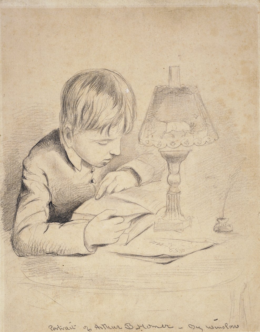 Porträt von Arthur Benson Homer, 1853 von Winslow Homer