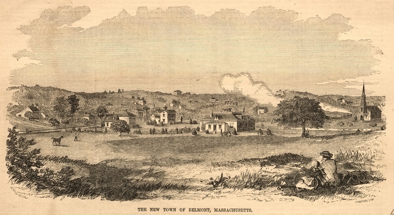 Die neue Stadt Belmont, Massachusetts von Winslow Homer