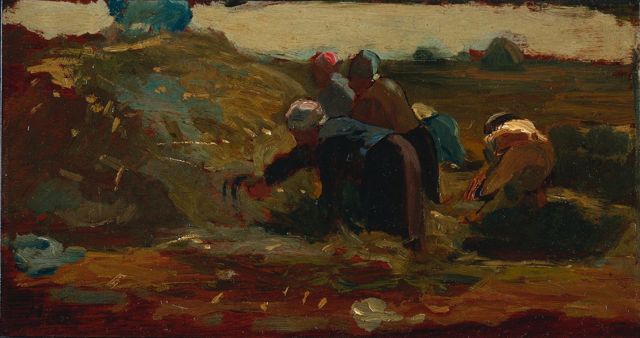Frauen bei der Feldarbeit, 1867 von Winslow Homer