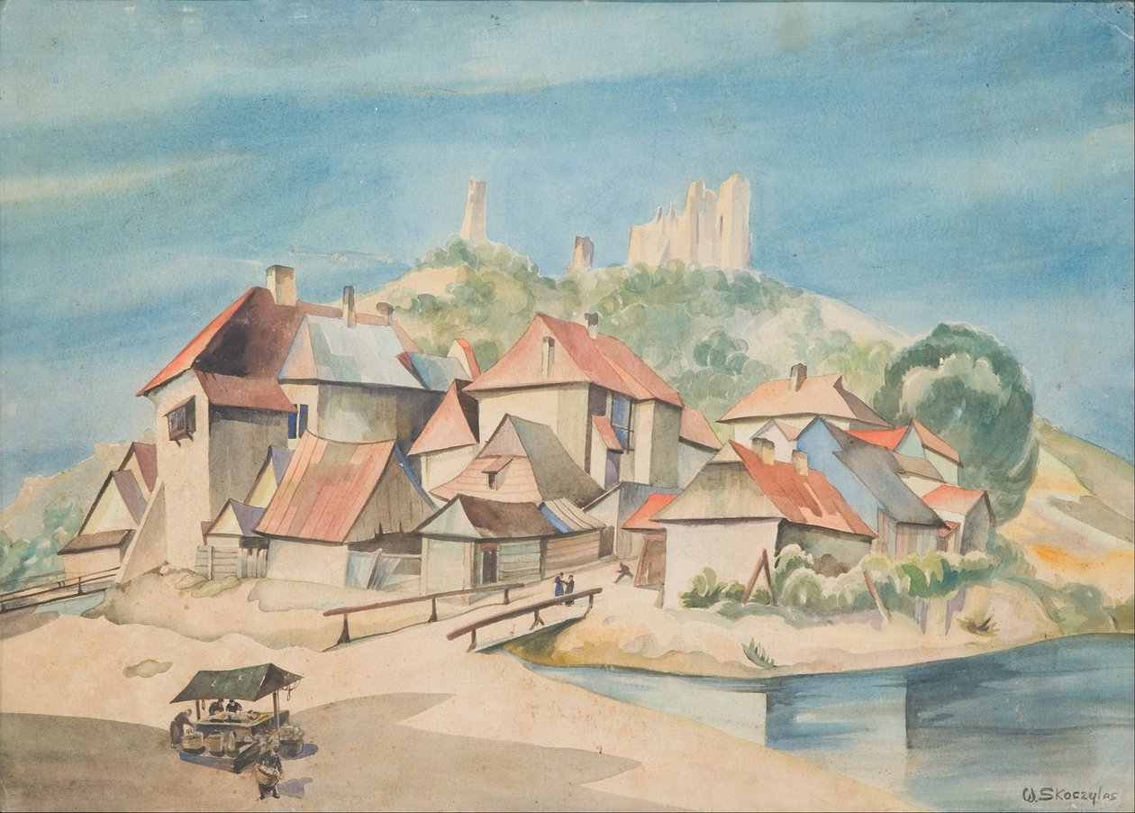 Ansicht von Kazimierz nad Wisłą von Wladyslaw Skoczylas