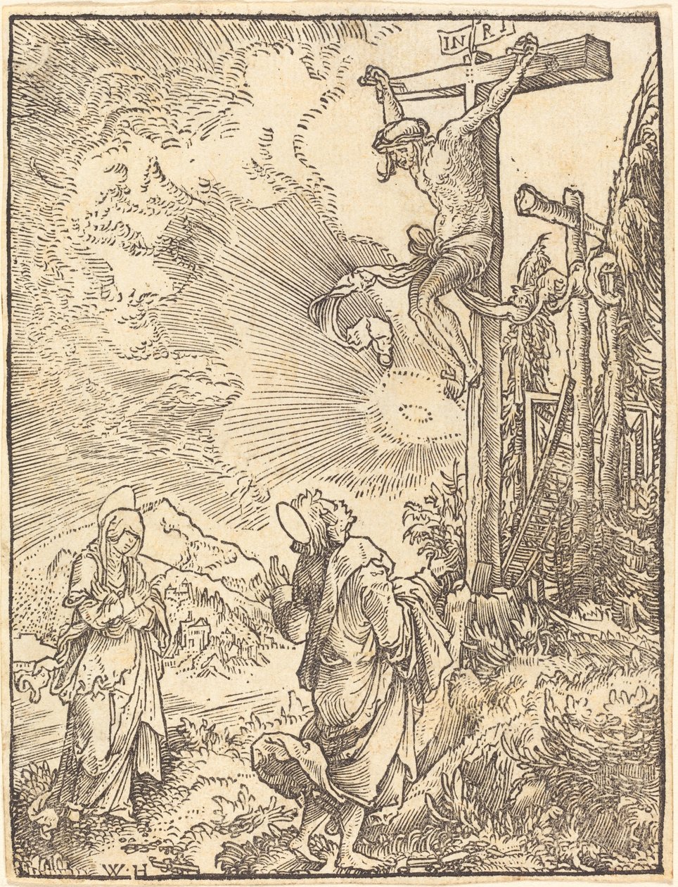 Die Kreuzigung von Wolf Huber