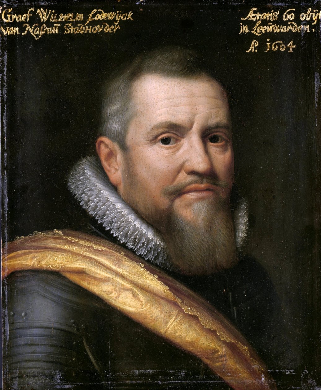 Porträt von Willem Lodewijk (1560-1620), Graf von Nassau von Workshop of Michiel van Mierevelt