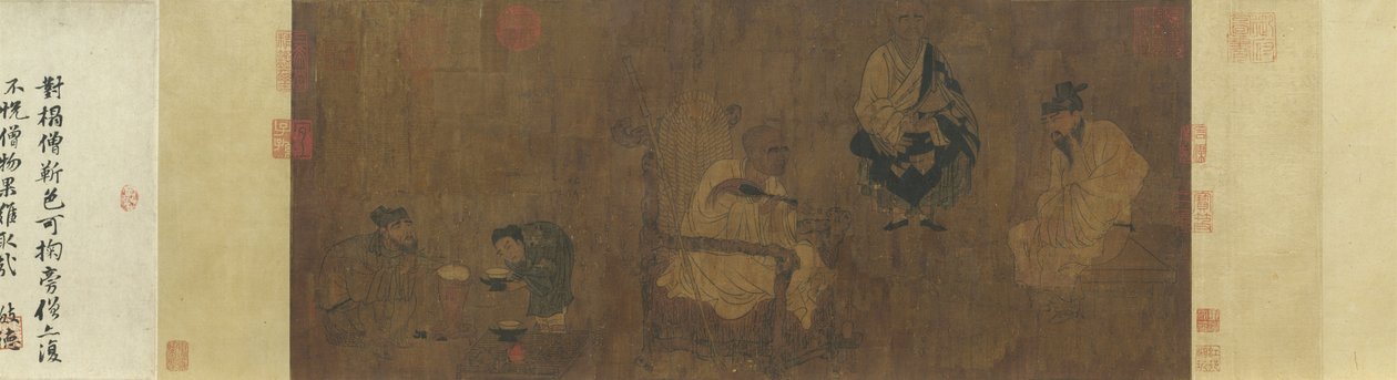 唐 阎立本 萧翼赚兰亭图 von Yan Liben