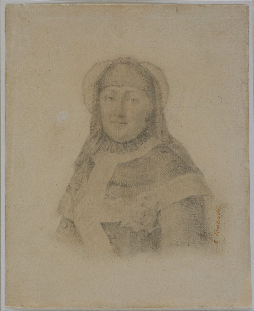 Katharina II. in Trauer, 1762 von Yefgraf Petrovich Chemesov