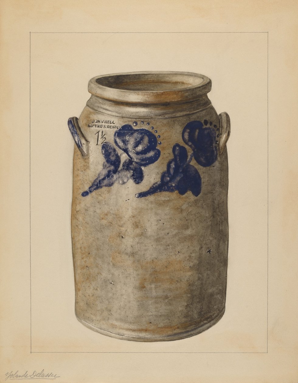 Krug von Yolande Delasser