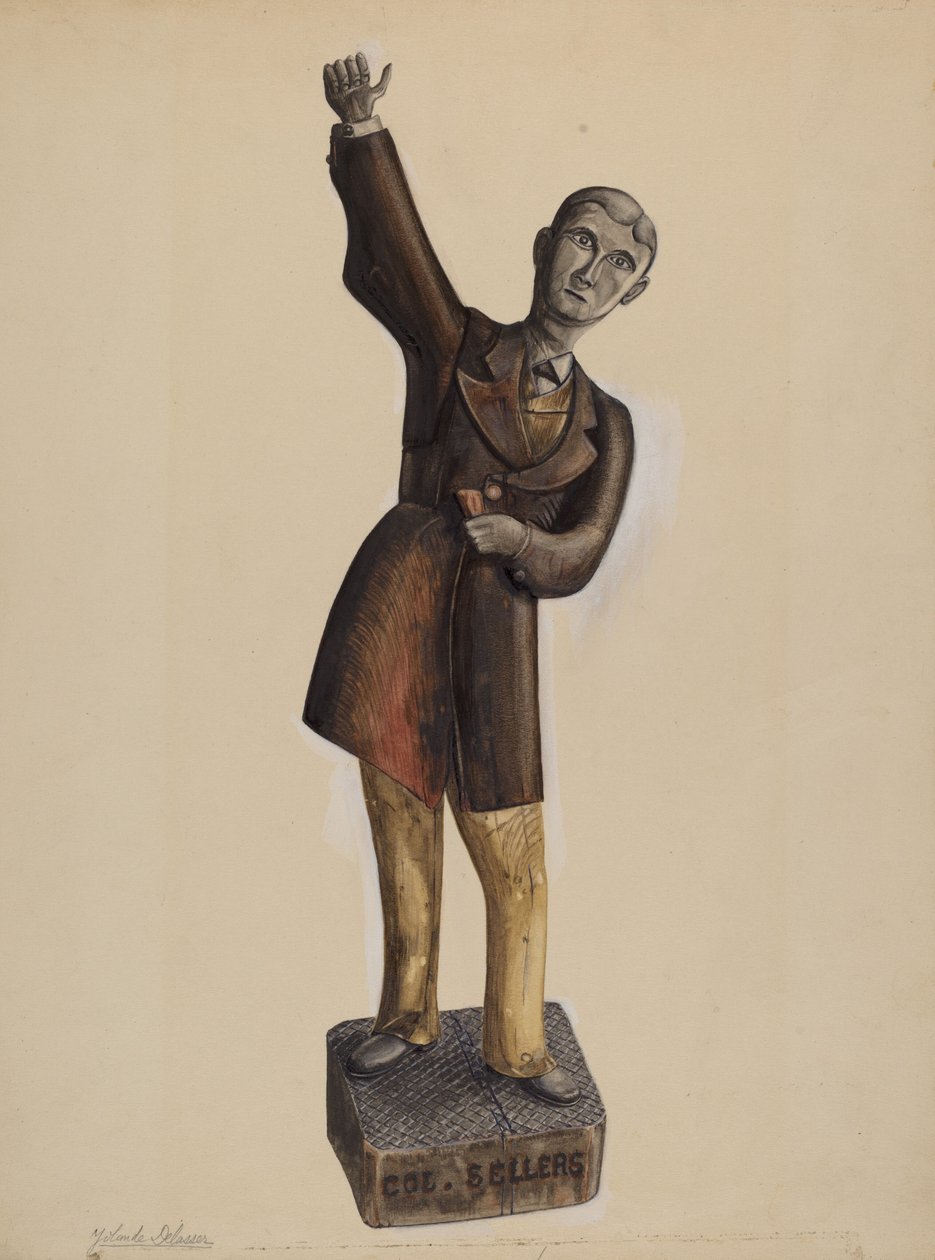 Medizinmann, um 1937 von Yolande Delasser