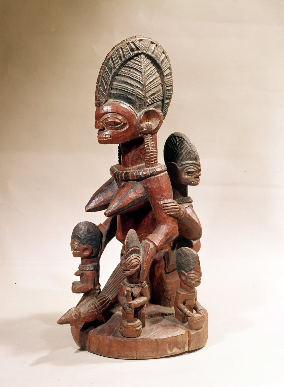Mutter und Kinder von Yoruba Culture