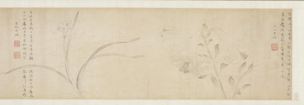 Tintenblumen von Zhao Zhong