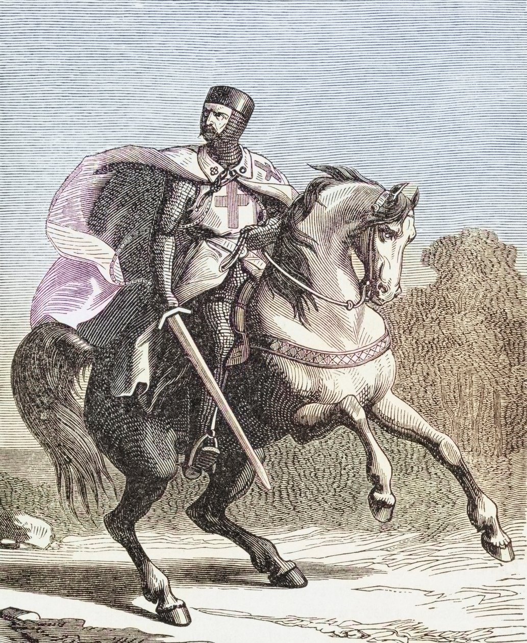 Ein Soldat der Tempelritter von . .