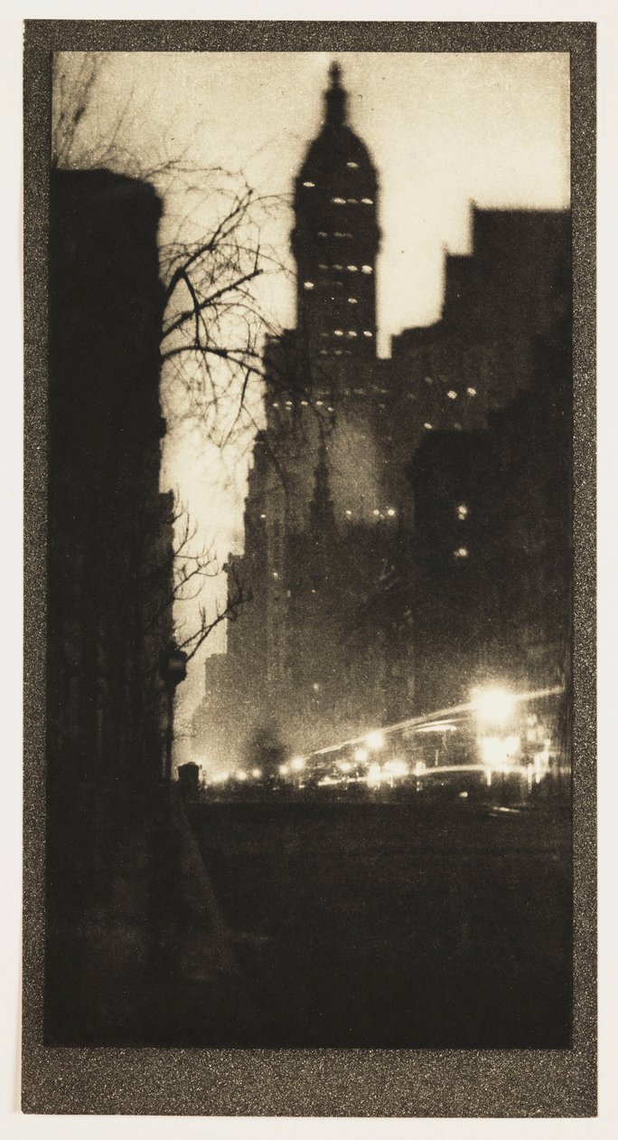 Broadway bei Nacht, ca. 1905 von John Pardon