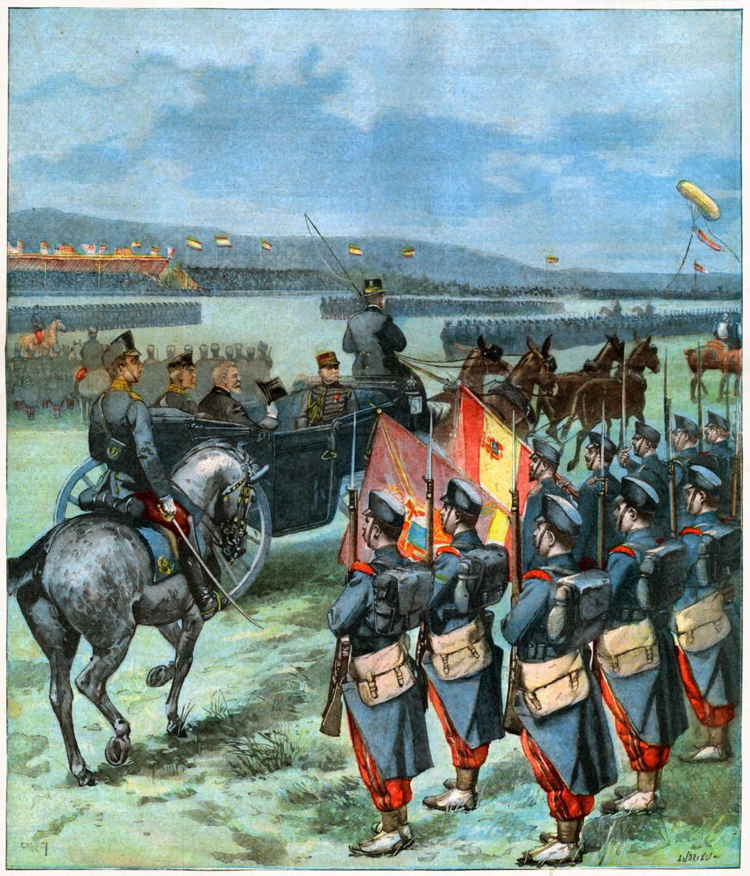 Émile Loubet in Spanien von . .