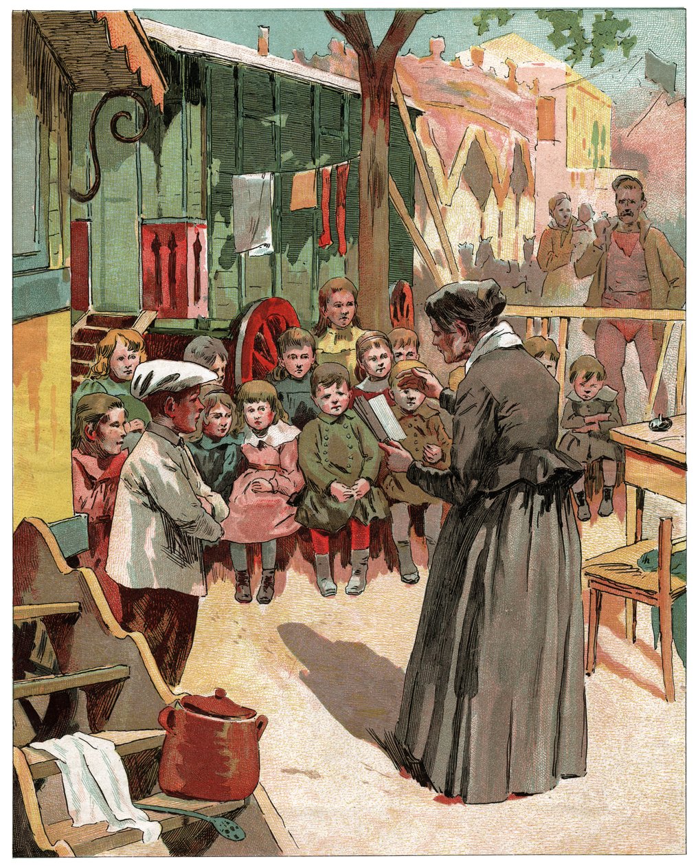 Jahrmarktschule von . .