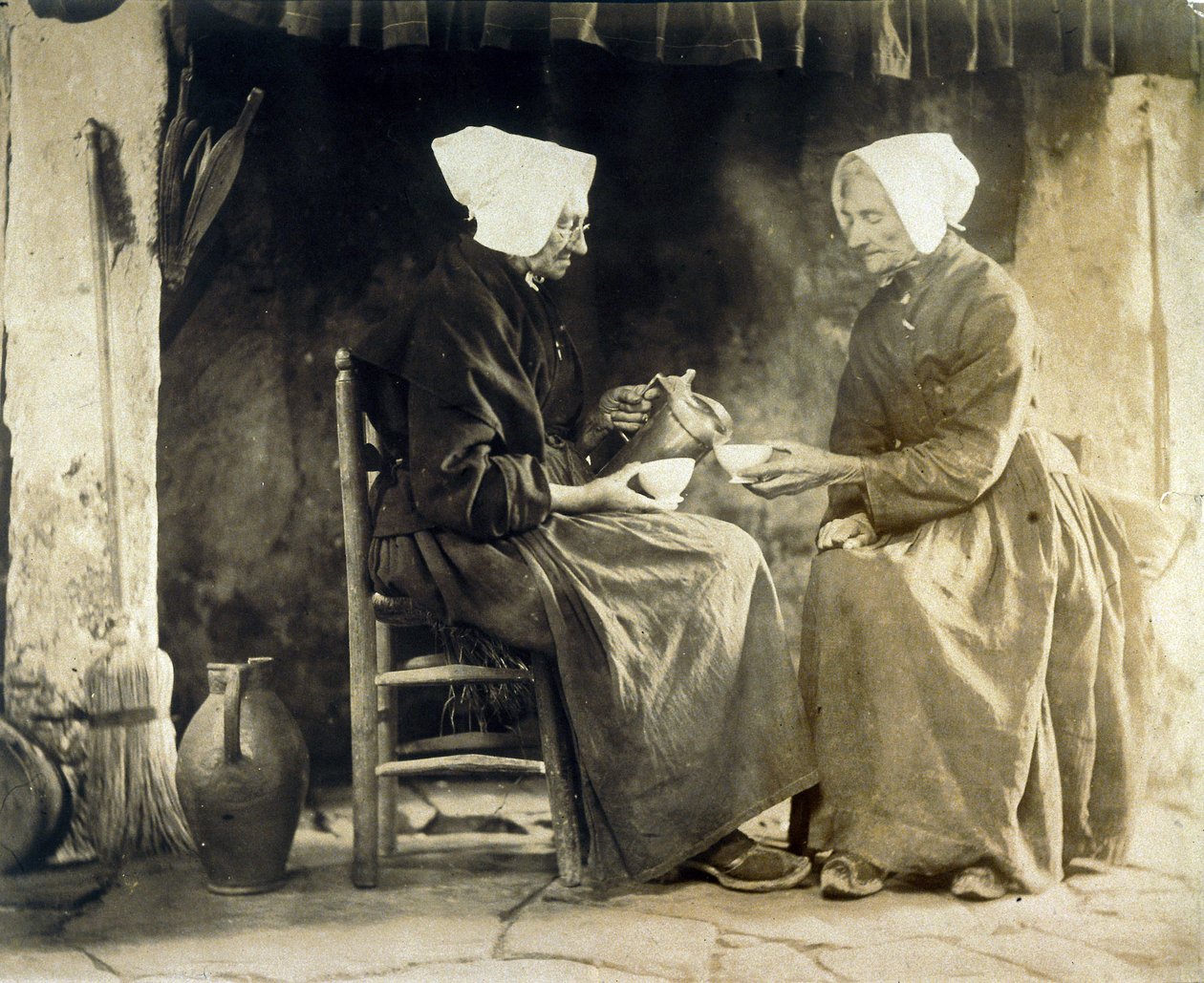 Frauen beim Tee, ca. 1900 von Frederick (attr. to) Barnard