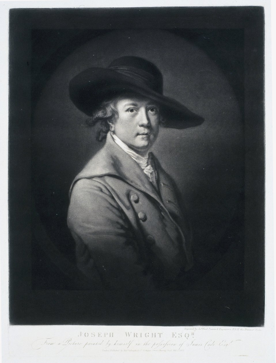 Joseph Wright, englischer Maler, spätes 18. Jahrhundert von Frederick (attr. to) Barnard