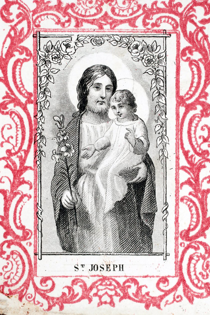 Heiliger Josef und Jesuskind. Frankreich. von Ferdinand Georg Waldmuller