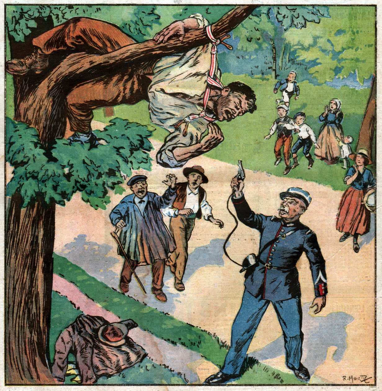 Selbstmordversuch von Ferdinand Georg Waldmuller