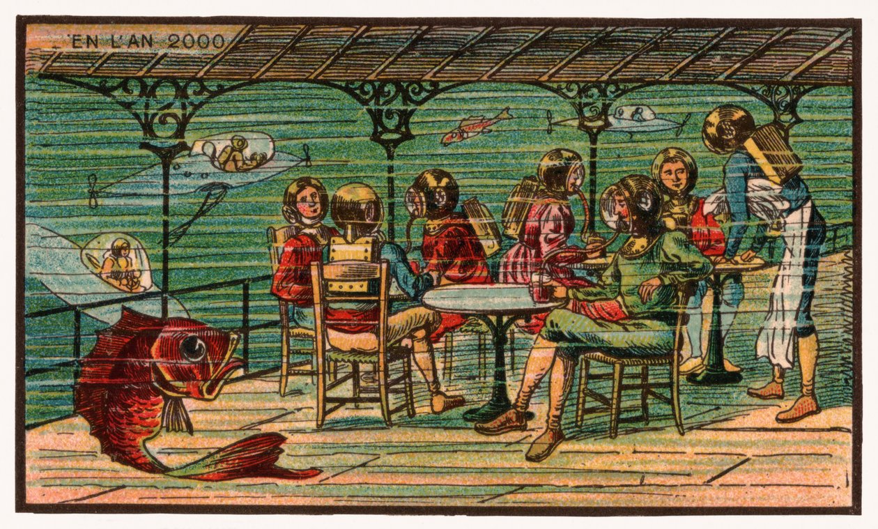 Unterwasserterrasse, um 1910 von . .