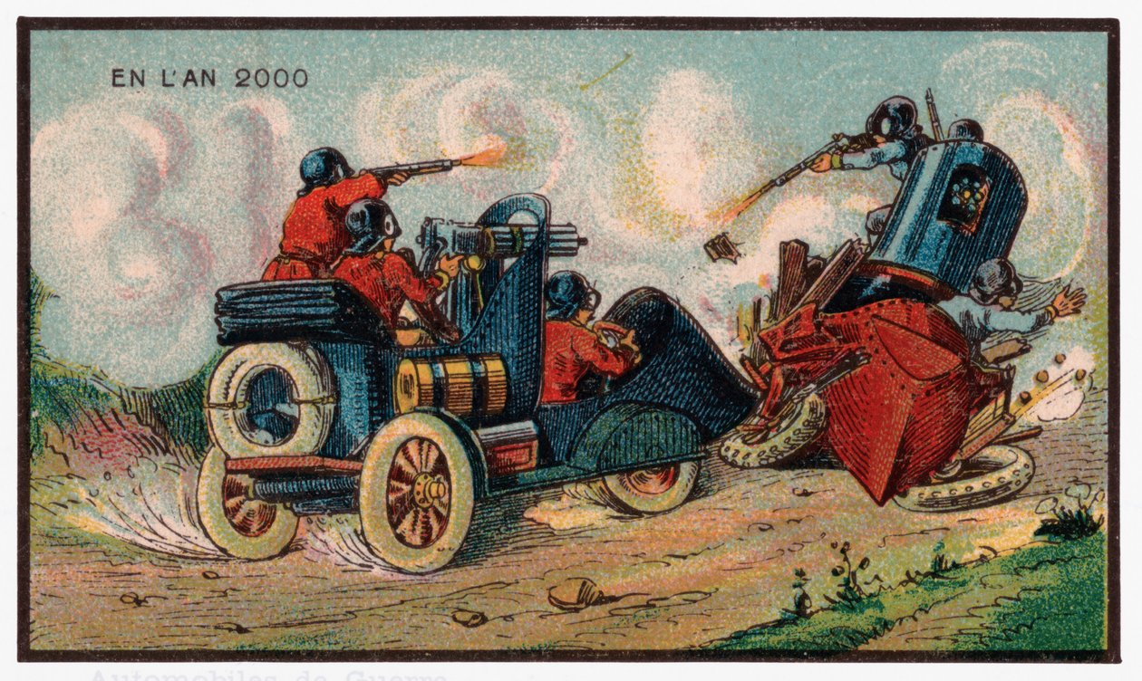 Kriegsmaschinen, um 1910 von . .