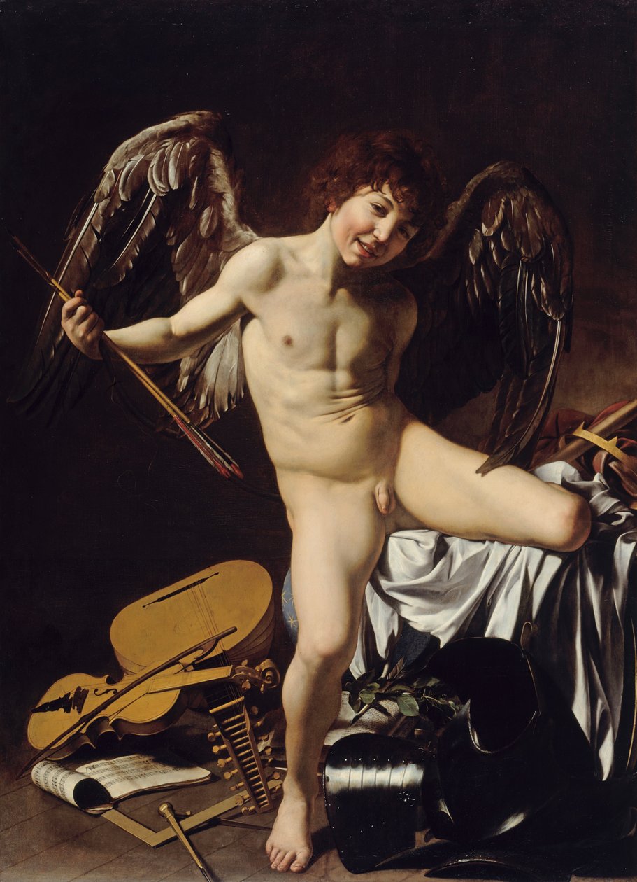 Amor als Sieger von Caravaggio
