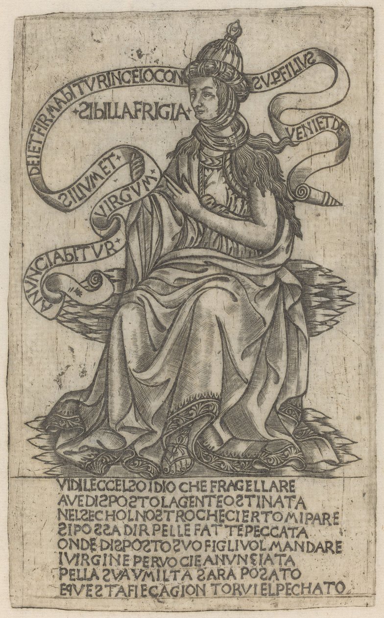Phrygische Sibylle von after Baccio Baldini