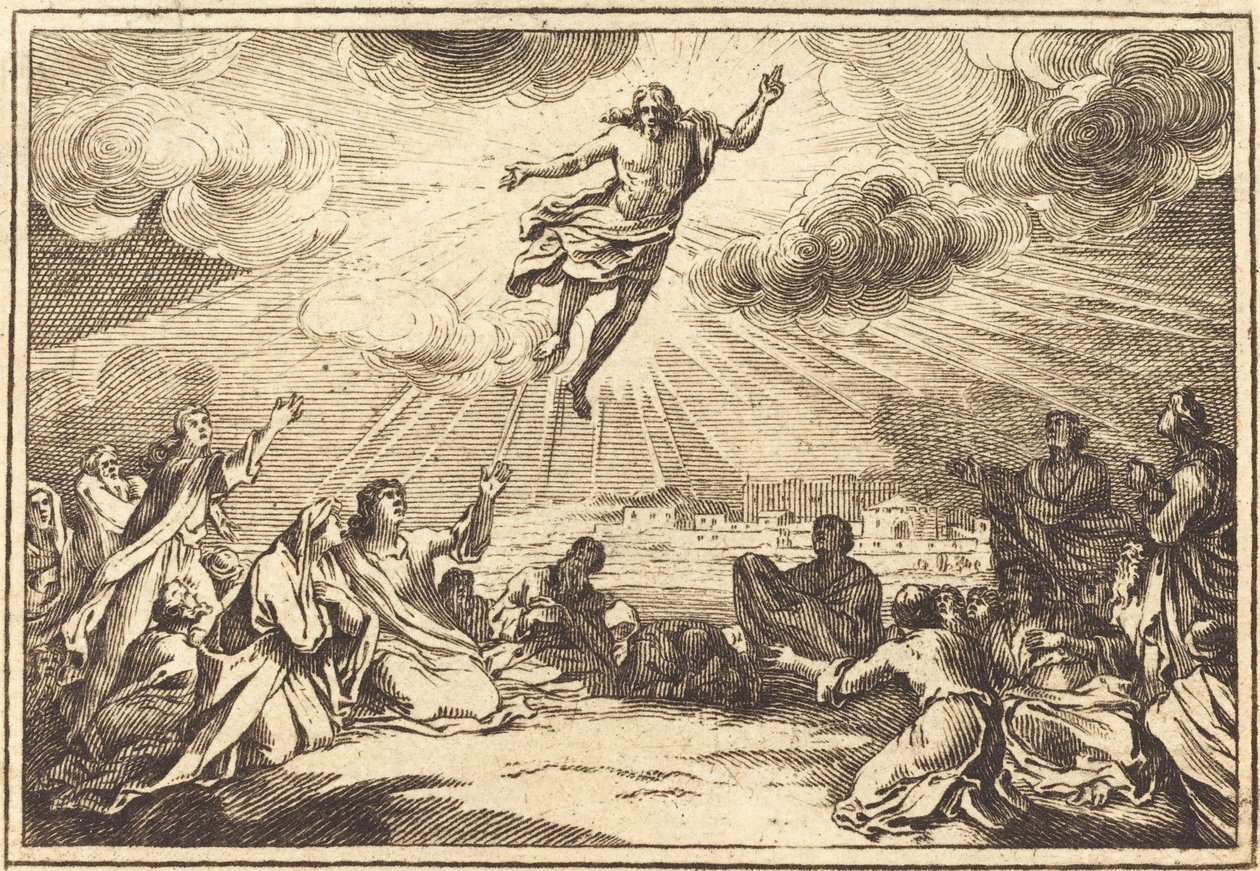 Die Himmelfahrt von after Sébastien Le Clerc I