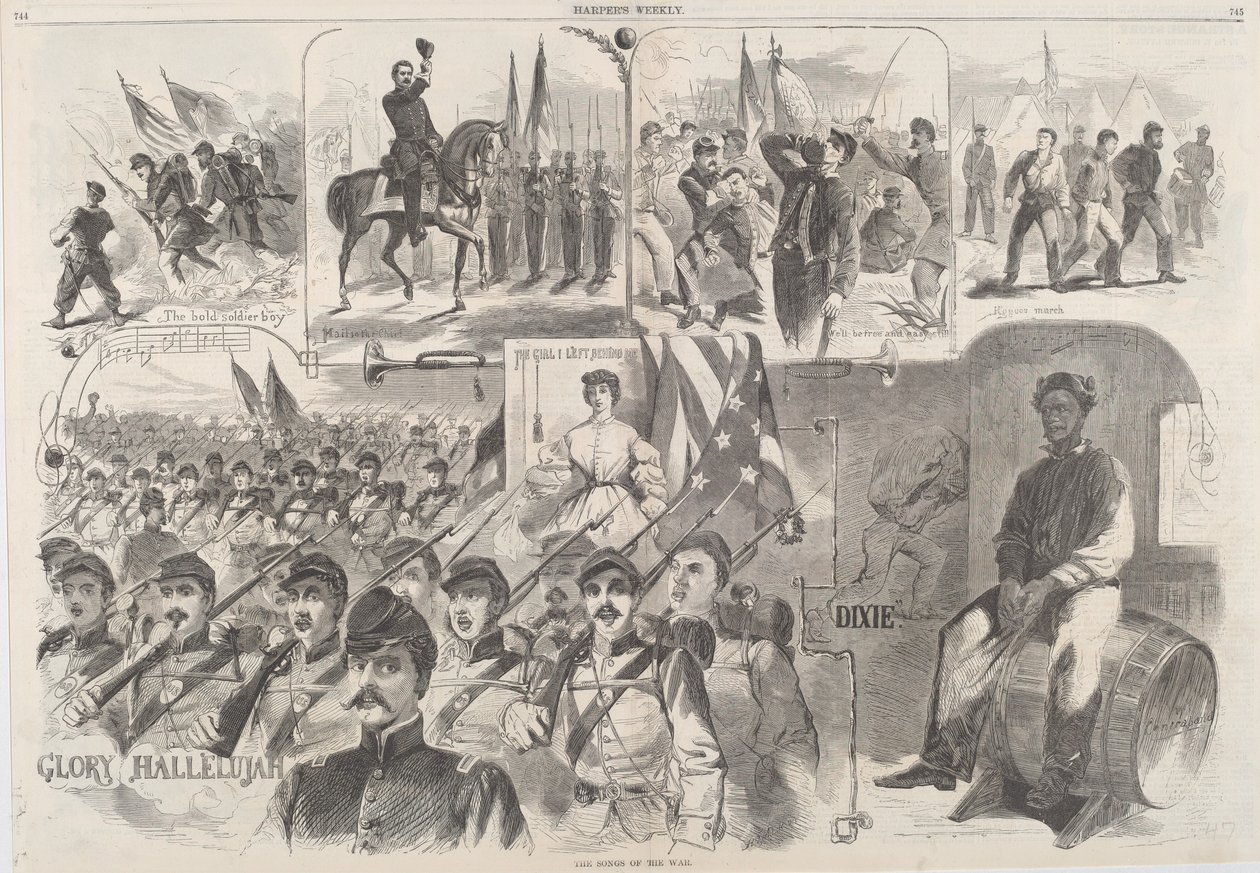 Die Lieder des Krieges von after Winslow Homer