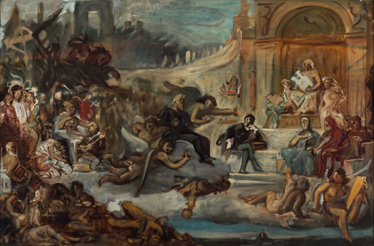 Die Apotheose von Victor Hugo von anonymous 