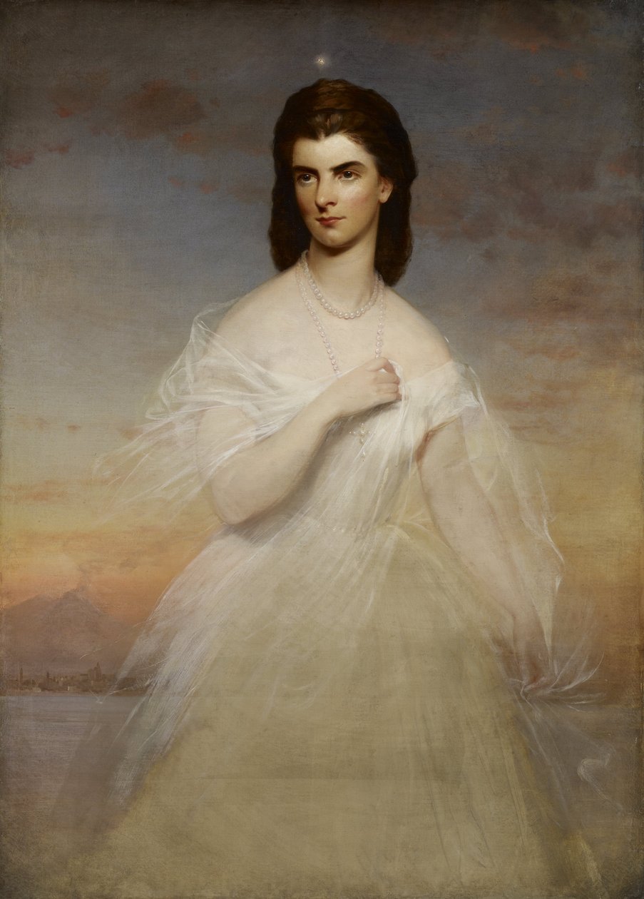 Porträt von Königin Maria Sophia von Neapel von Franz Xaver Winterhalter