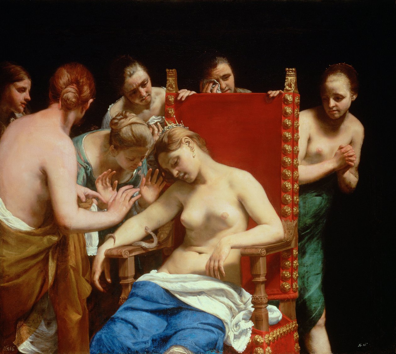 Der Tod der Kleopatra von Guido Cagnacci