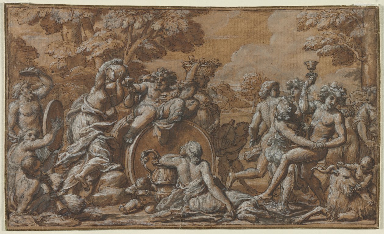 Bacchanal von circle of Pietro da Cortona