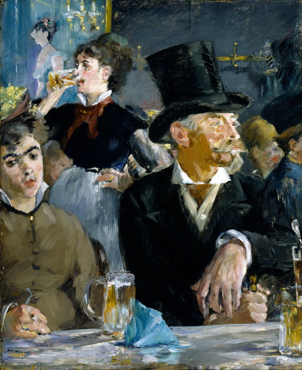 Im Café von Édouard Manet