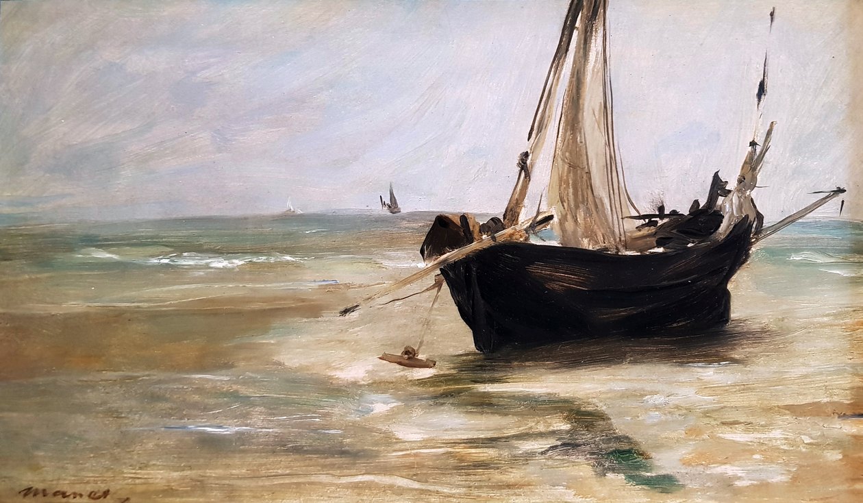 Schwarzes Boot bei Berck von Édouard Manet