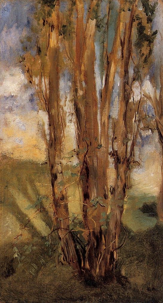 Studie von Bäumen von Édouard Manet