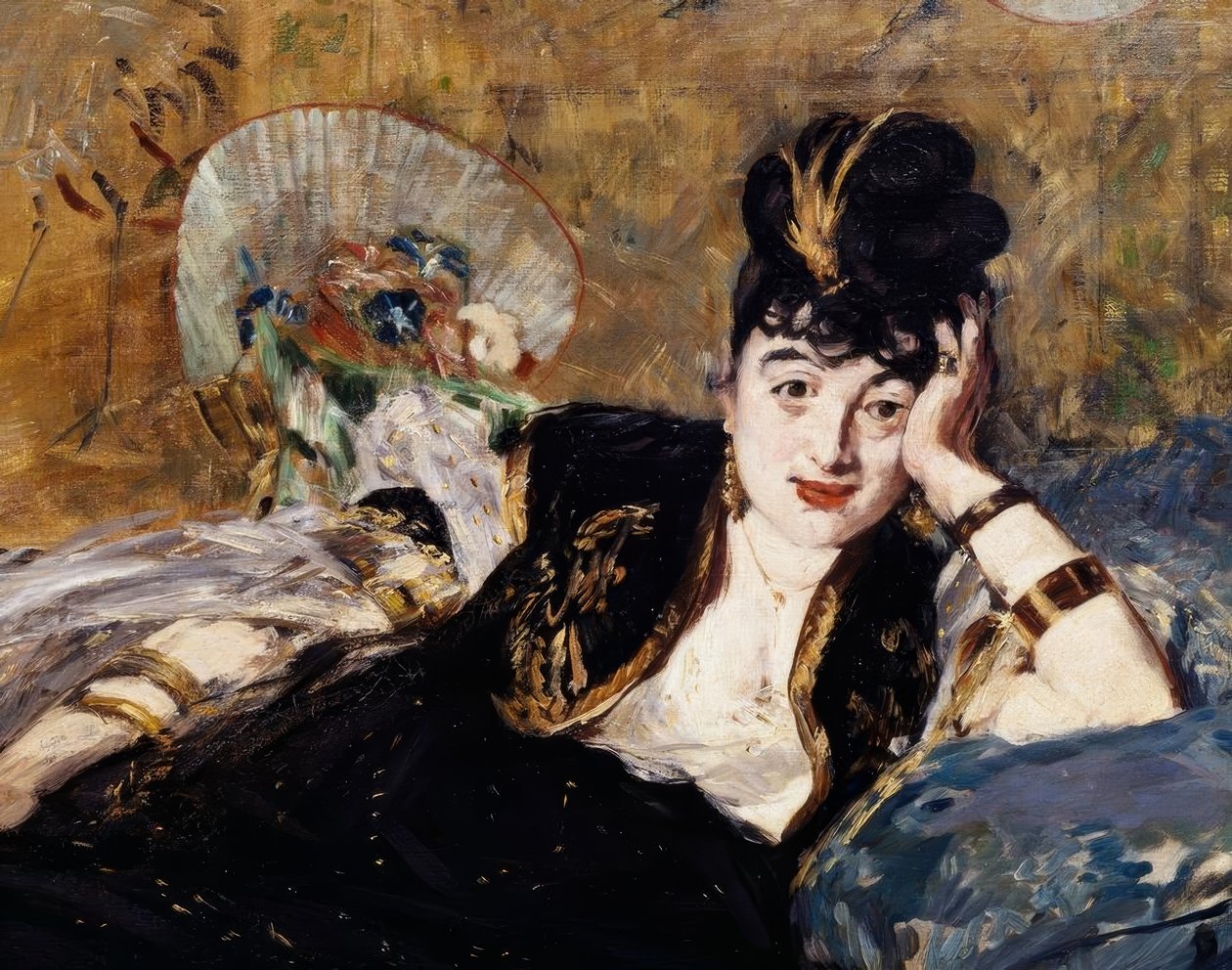 Die Dame mit den Fächern von Édouard Manet