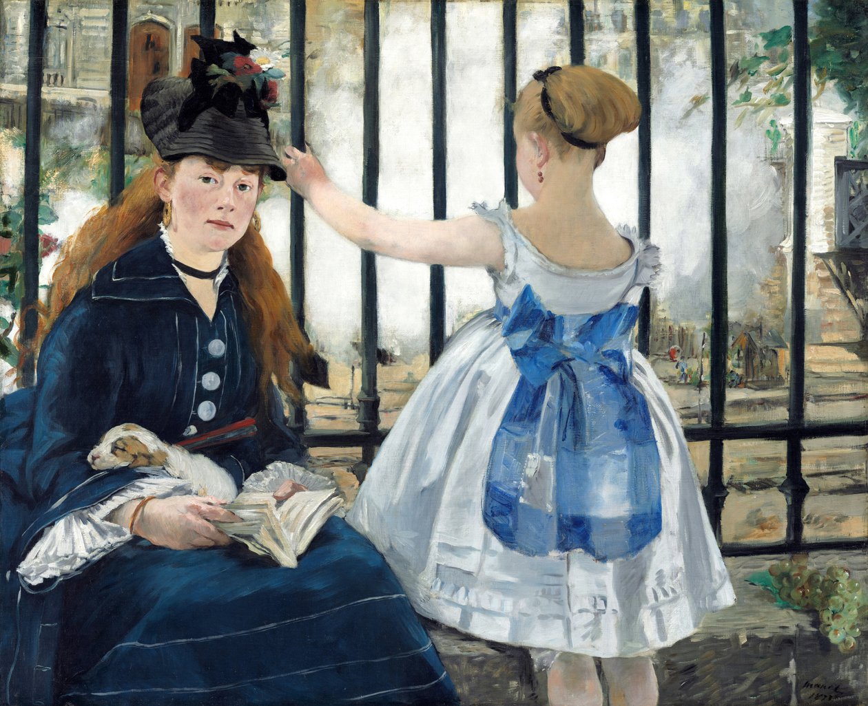 Die Eisenbahn von Édouard Manet