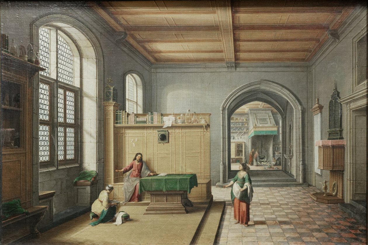 Jesus bei Martha und Maria von Hendrik van Steenwyck