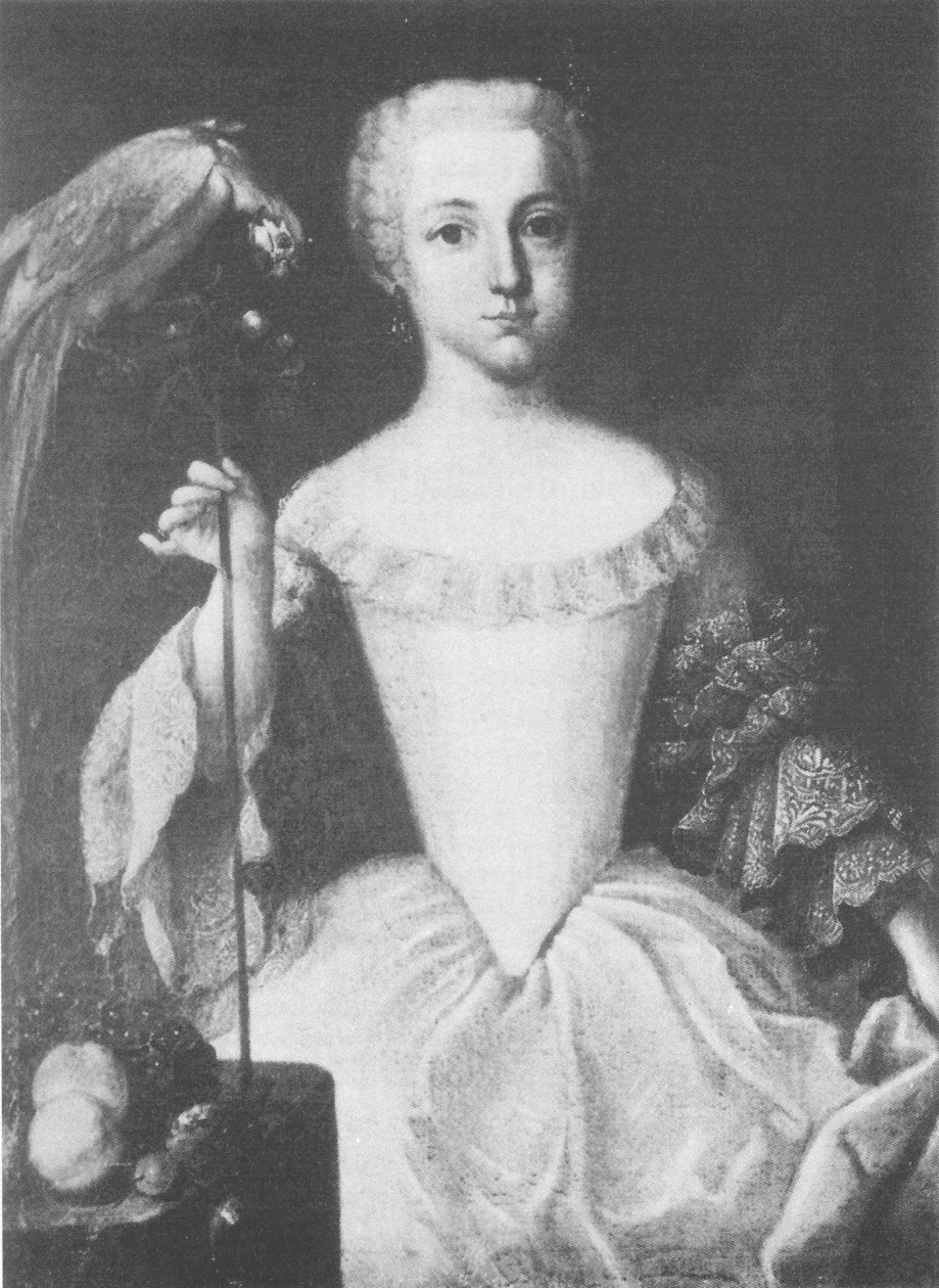 Porträt von Franziska Antonia von Falkenstein, geborene Franziska Antonia von Schauenburg (1744-1786) von Unknown